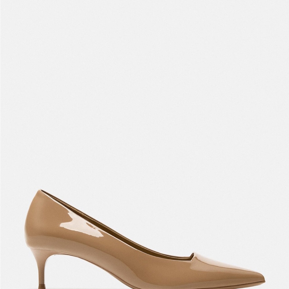 Elegant Beige Women's Kitten Heels